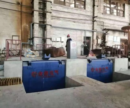 中頻熔化爐客戶使用現(xiàn)場